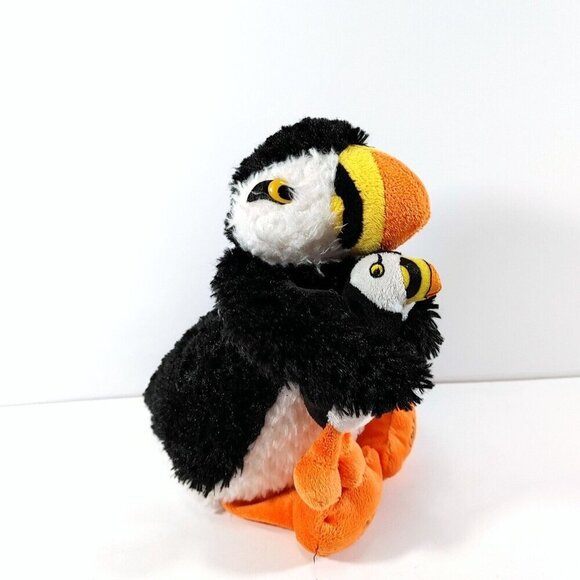 Creature Comfort Puffin Penguin  Mom and Baby 12" Newfoundland Stuffed Plush - Picture 1 of 4
